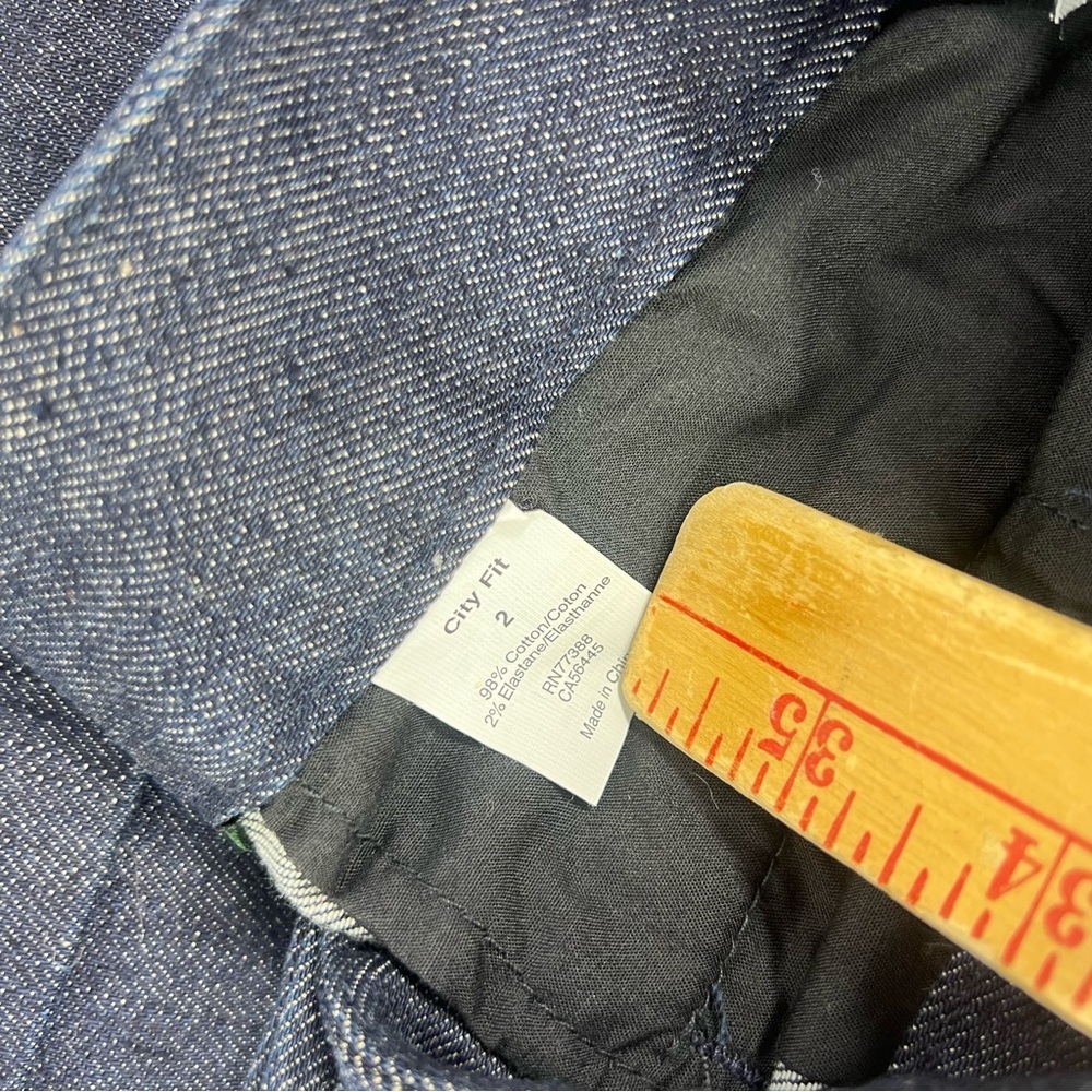 J. Crew Women’s Dark Denim Cuffed Tousers Jeans - Picture 8 of 9